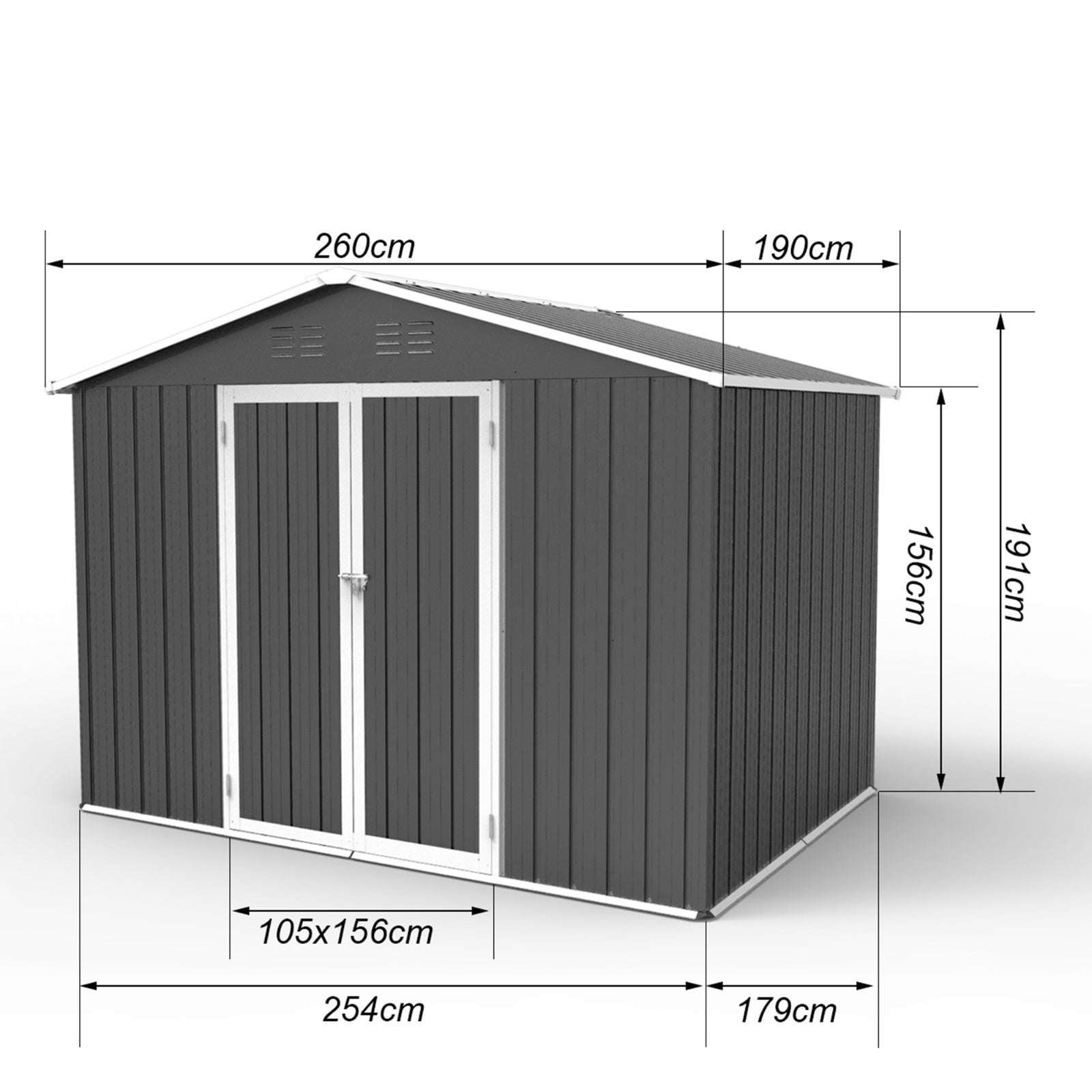 Carport 10x20 Heavy Duty Portable Carport Garage Tent For Outdoor Storage Shelter Khaki - Energize Trek