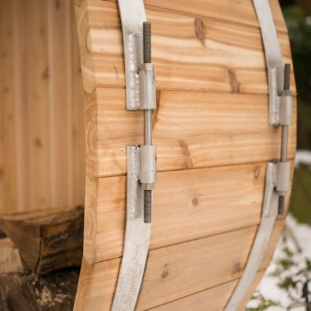 SAUNA EVOLUTION® Cedar Barrel Wood Storage - Energize Trek