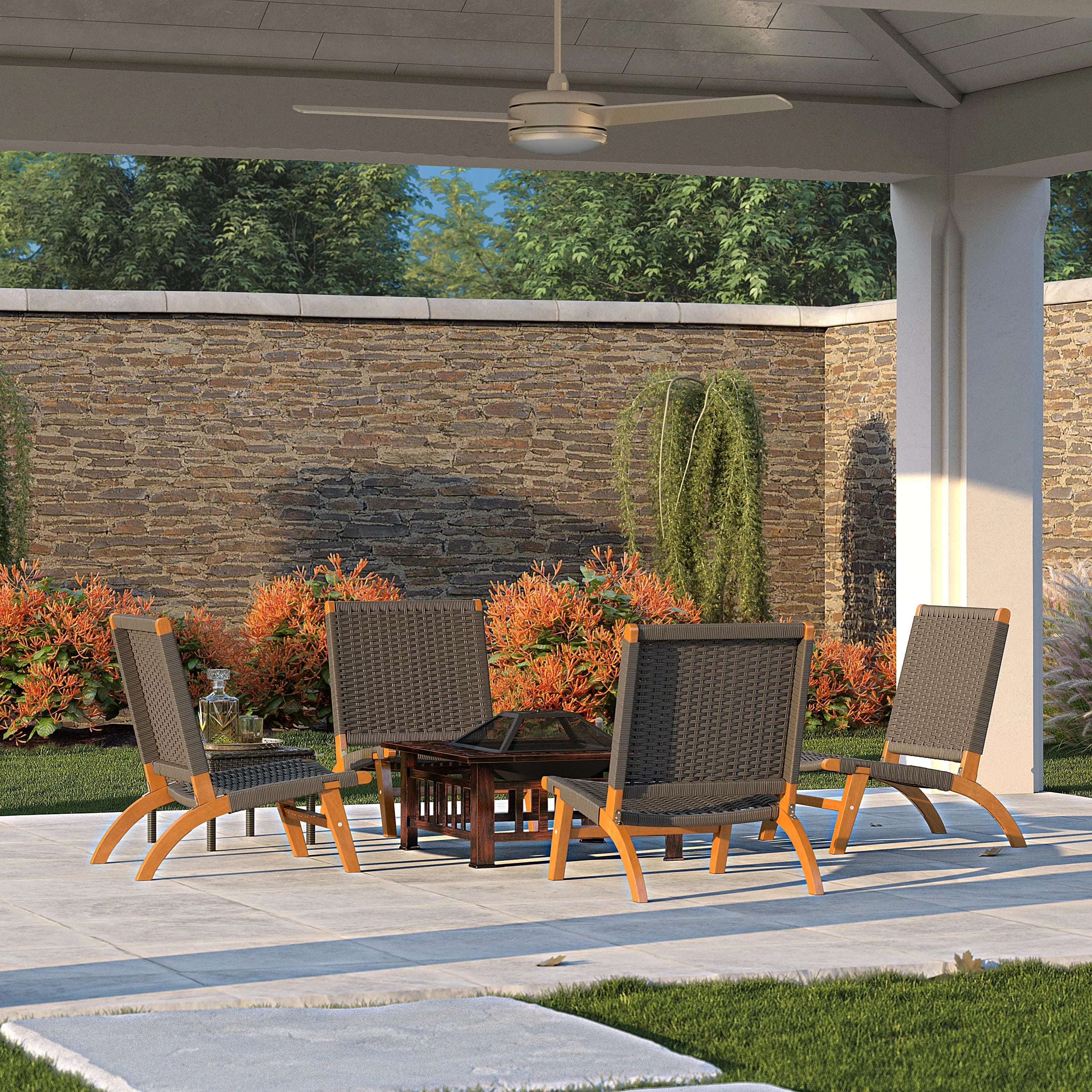 Costa Rica Outdoor Modern Lounge Chair - Energize Trek