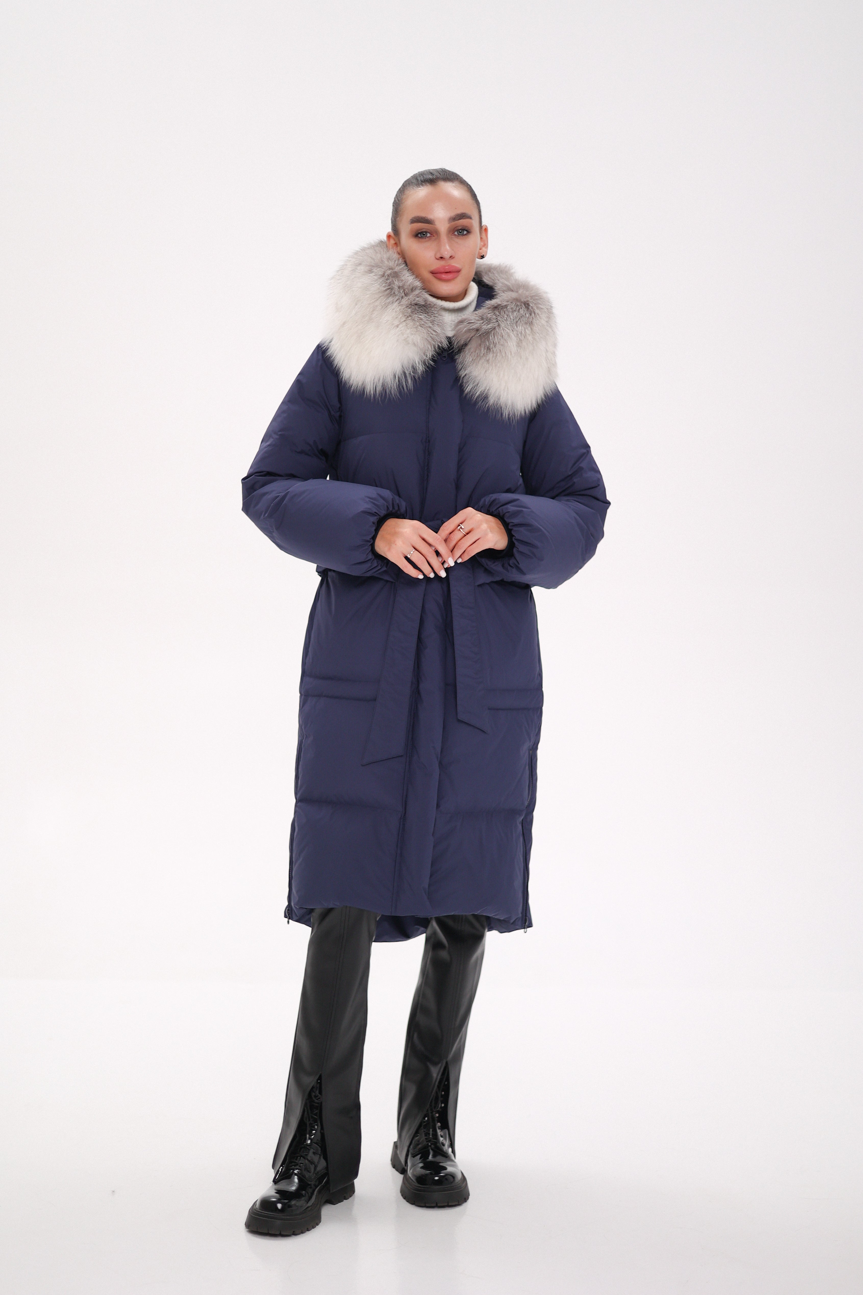 Genuine Silver Fox Down Fill Coat - Energize Trek