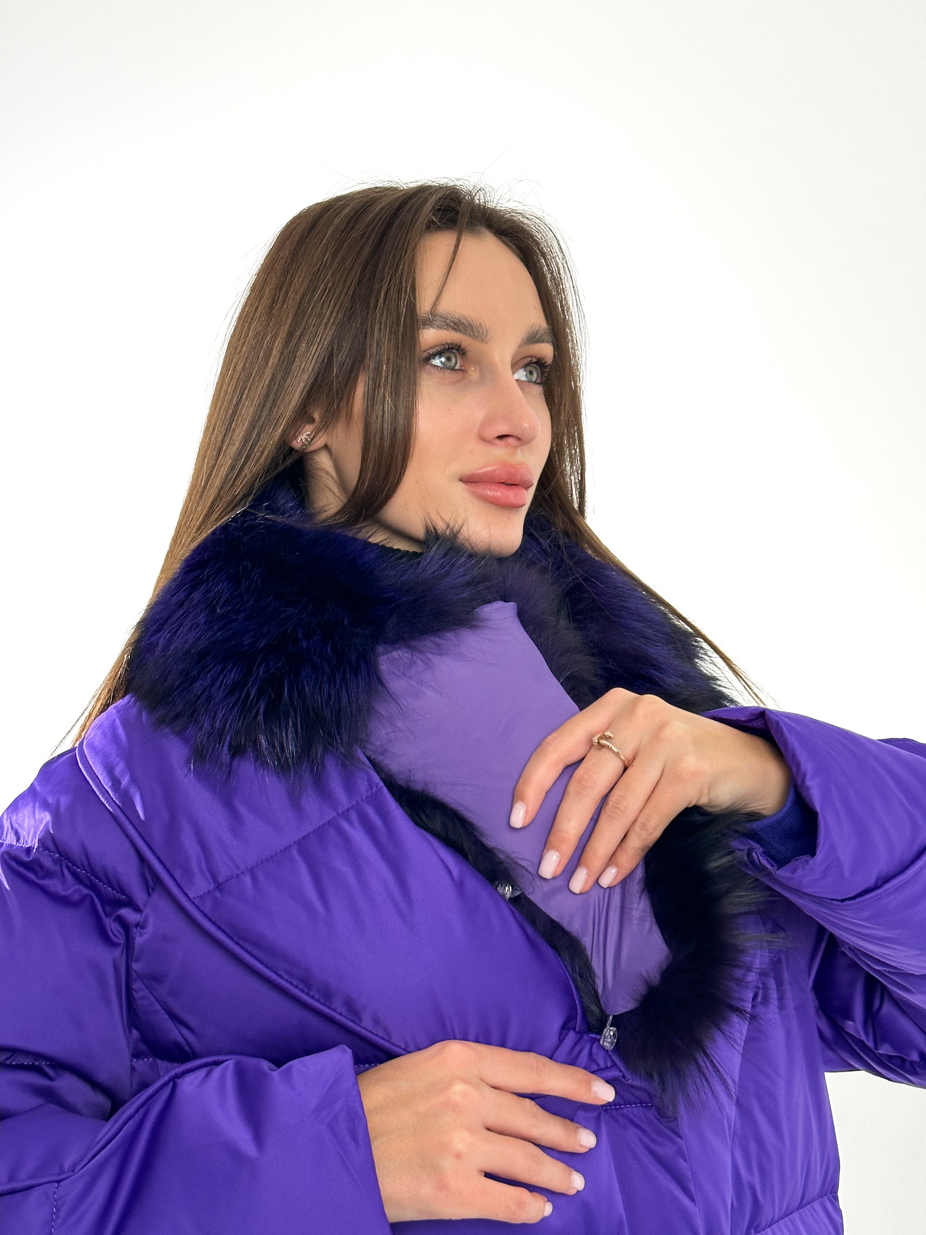 Genuine Silver Fox Premium Down Fill Coat - Energize Trek