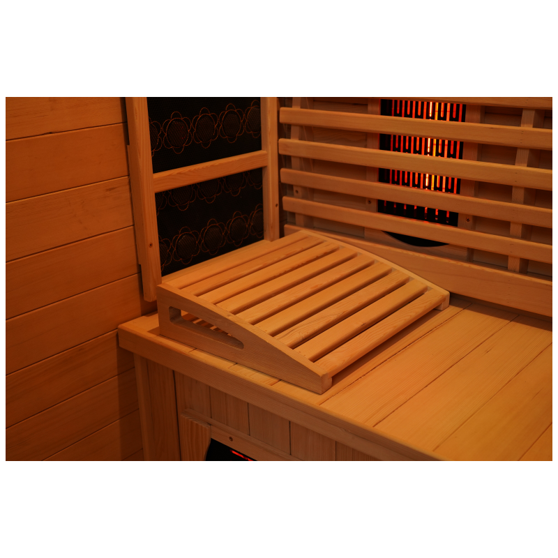 SAUNA EVOLUTION® Cedar Modern Sauna Headrest - Energize Trek