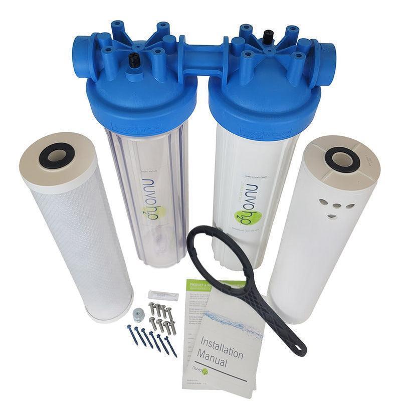 NuvoH2O Manor Duo Water Softener + Filtration System - Energize Trek