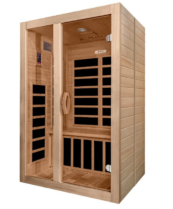 Dynamic "Santiago" 2 Person Low EMF FAR IR Sauna - Energize Trek