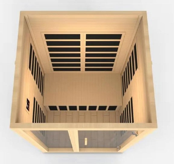 Dynamic "Santiago" 2 Person Low EMF FAR IR Sauna - Energize Trek