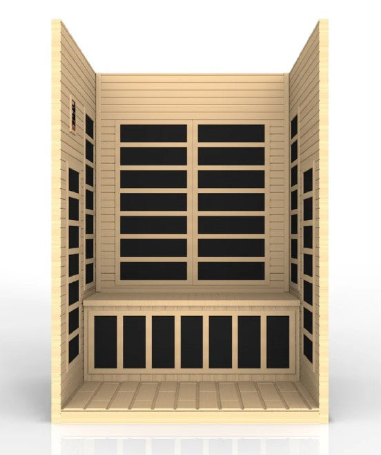 Dynamic "Santiago" 2 Person Low EMF FAR IR Sauna - Energize Trek