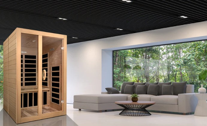 Dynamic "Santiago" 2 Person Low EMF FAR IR Sauna - Energize Trek
