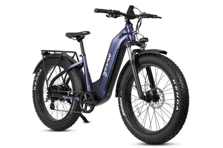 YOUNG Electric E-Scout Pro Step-Through Commuter Ebike | Up to 80 Miles, 28 MPH | 960Wh LG Battery, 26’’ All-terrain eBike - Energize Trek