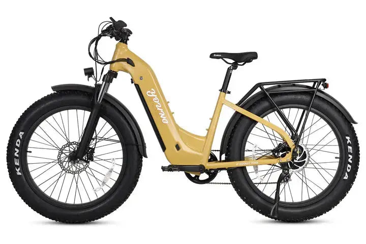 YOUNG Electric E-Scout Pro Step-Through Commuter Ebike | Up to 80 Miles, 28 MPH | 960Wh LG Battery, 26’’ All-terrain eBike - Energize Trek