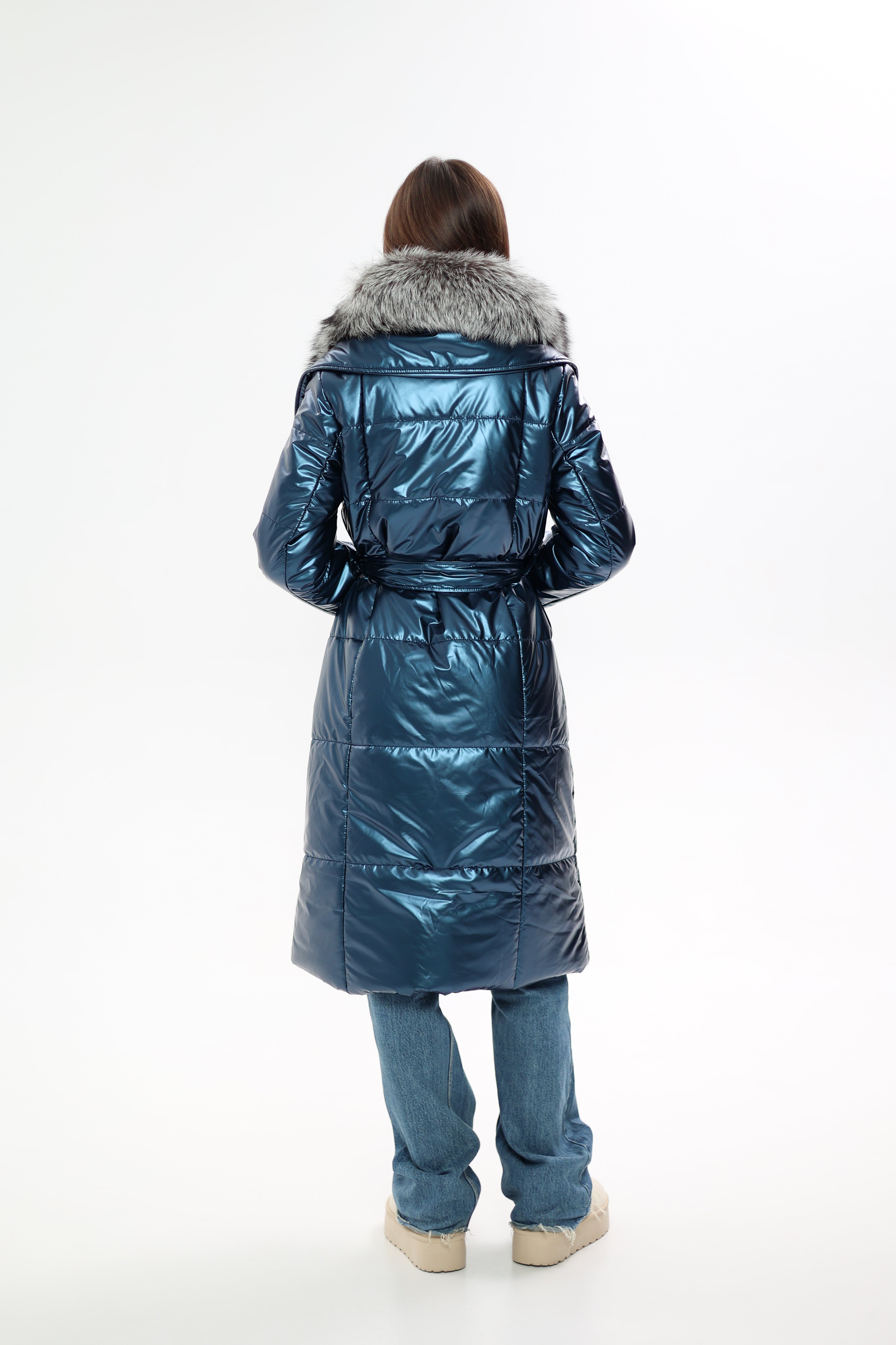Genuine Silver Fox Fur Freudenberg Comfortemp® Coat - Energize Trek