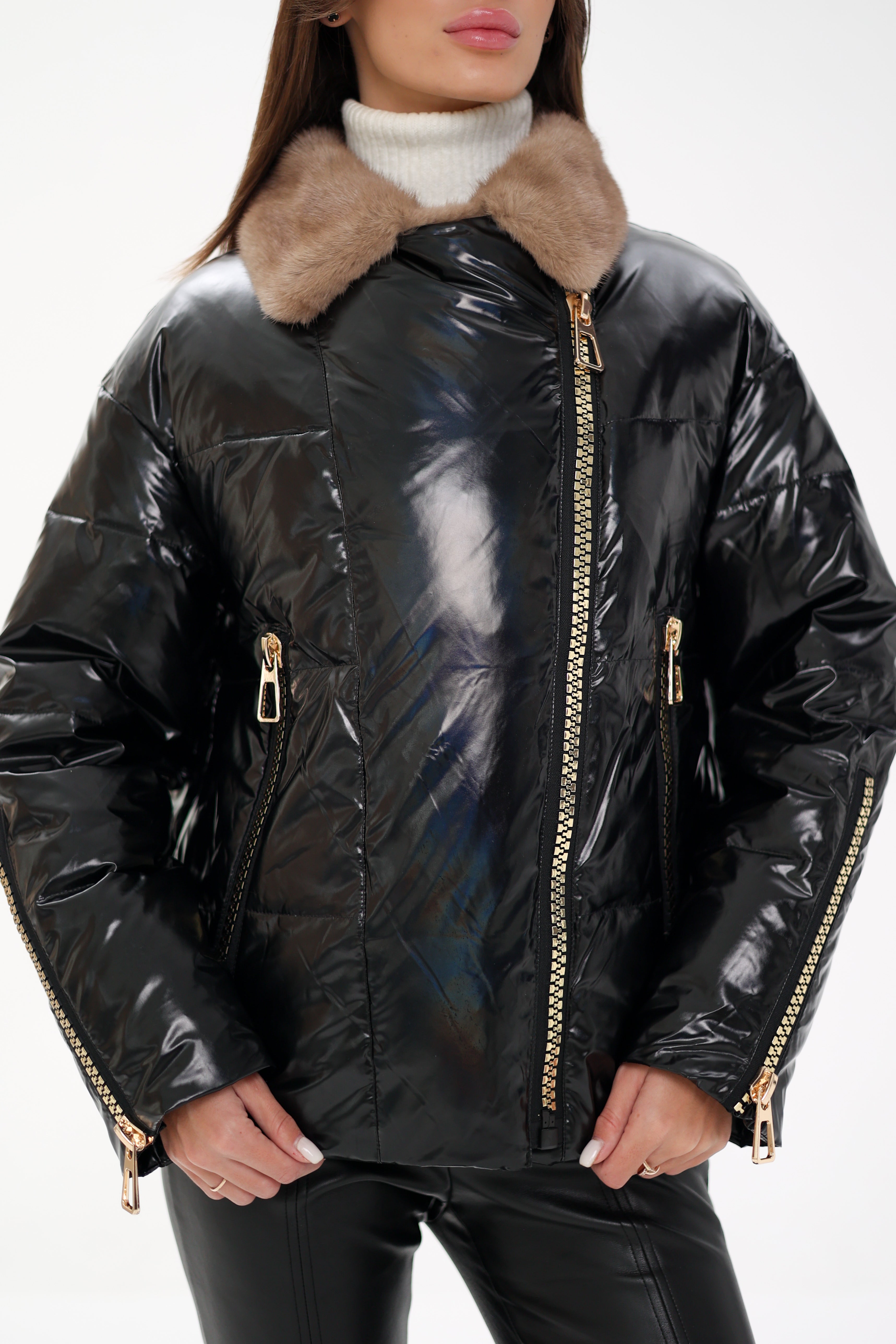 Genuine Mink Fur Down Fill Jacket - Energize Trek