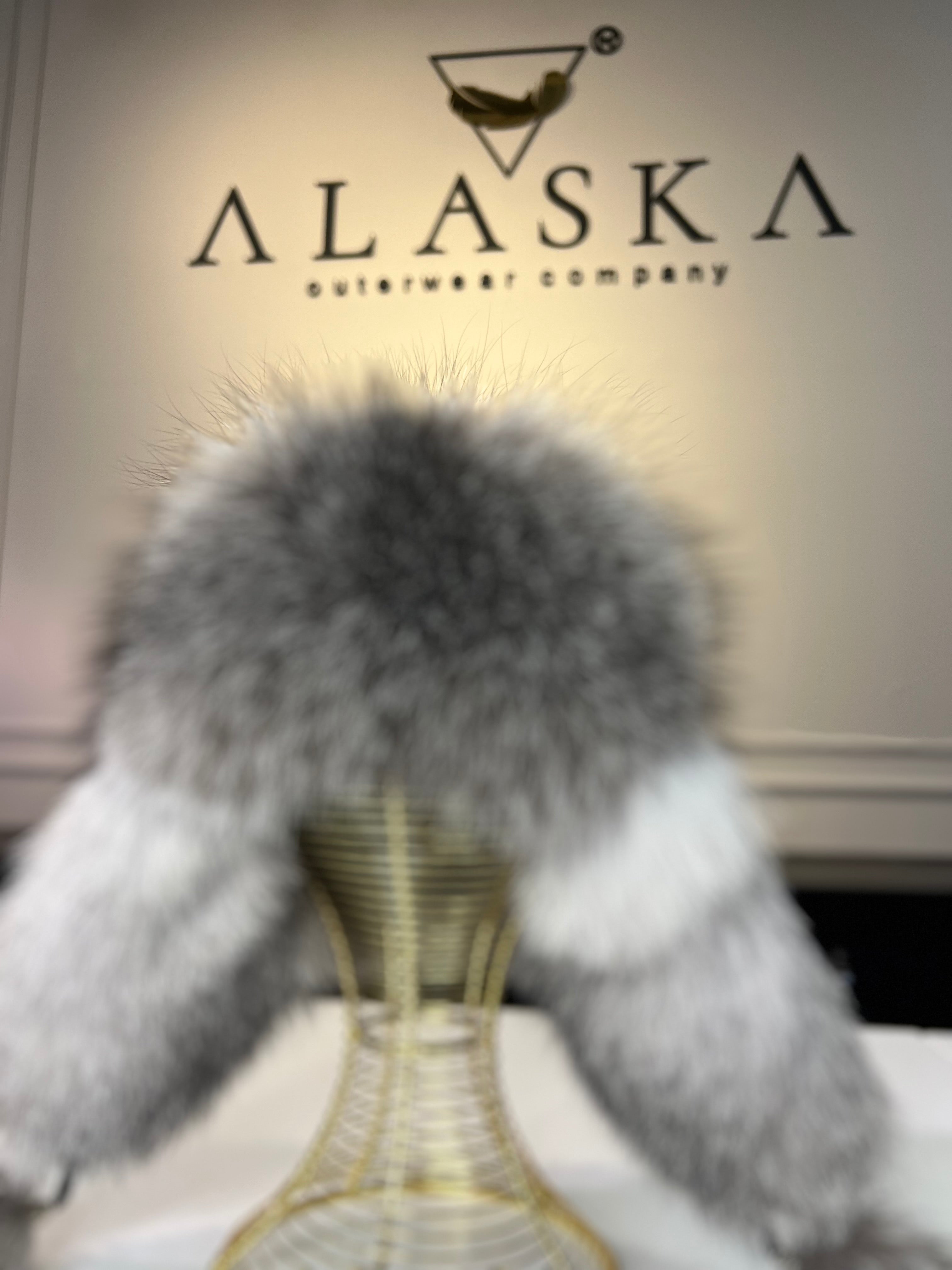 Genuine Silver Fox Fur Genuine Leather Hat - Energize Trek
