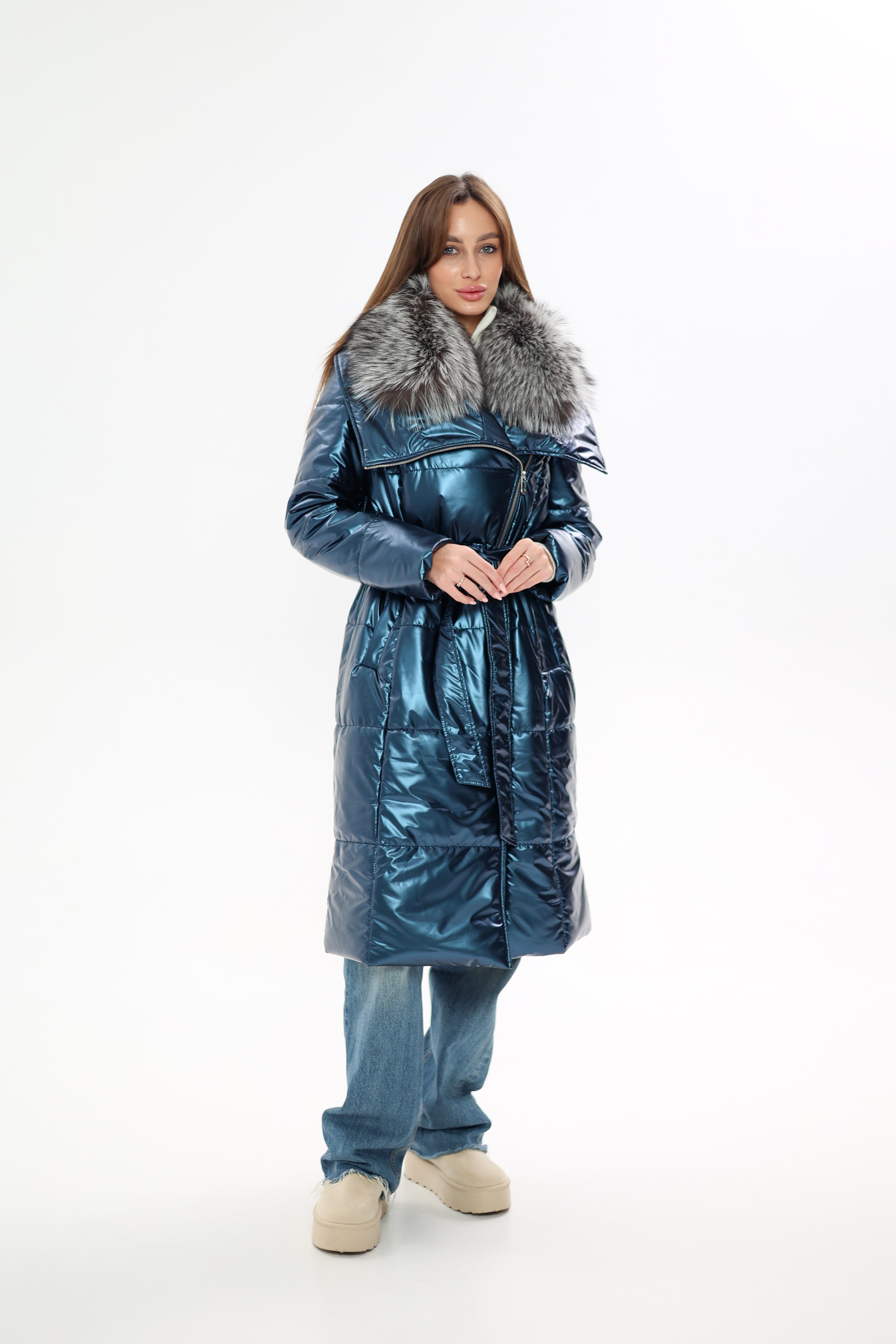 Genuine Silver Fox Fur Freudenberg Comfortemp® Coat - Energize Trek