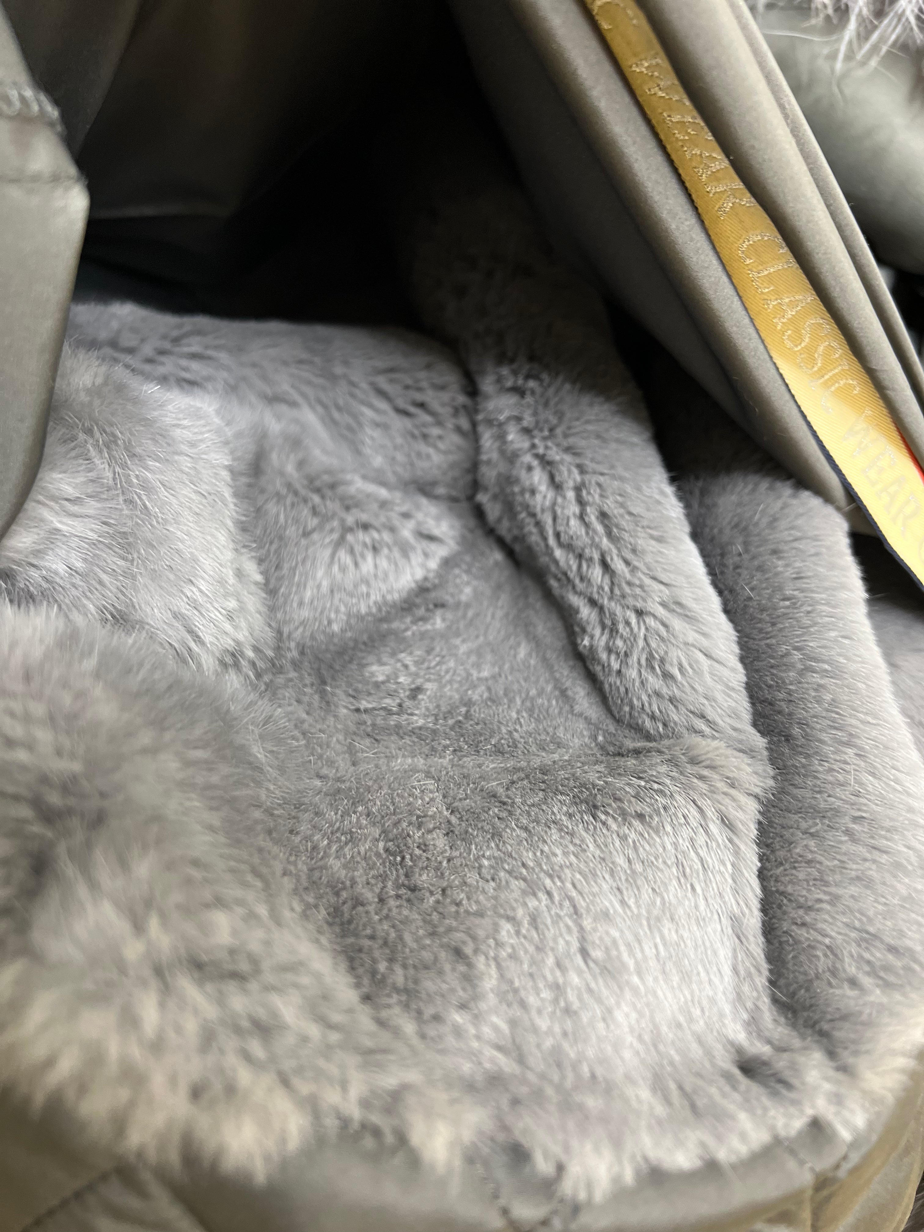 Genuine Silver Fox Fully Lined Hood Rabbit Insulated Parka - Energize Trek