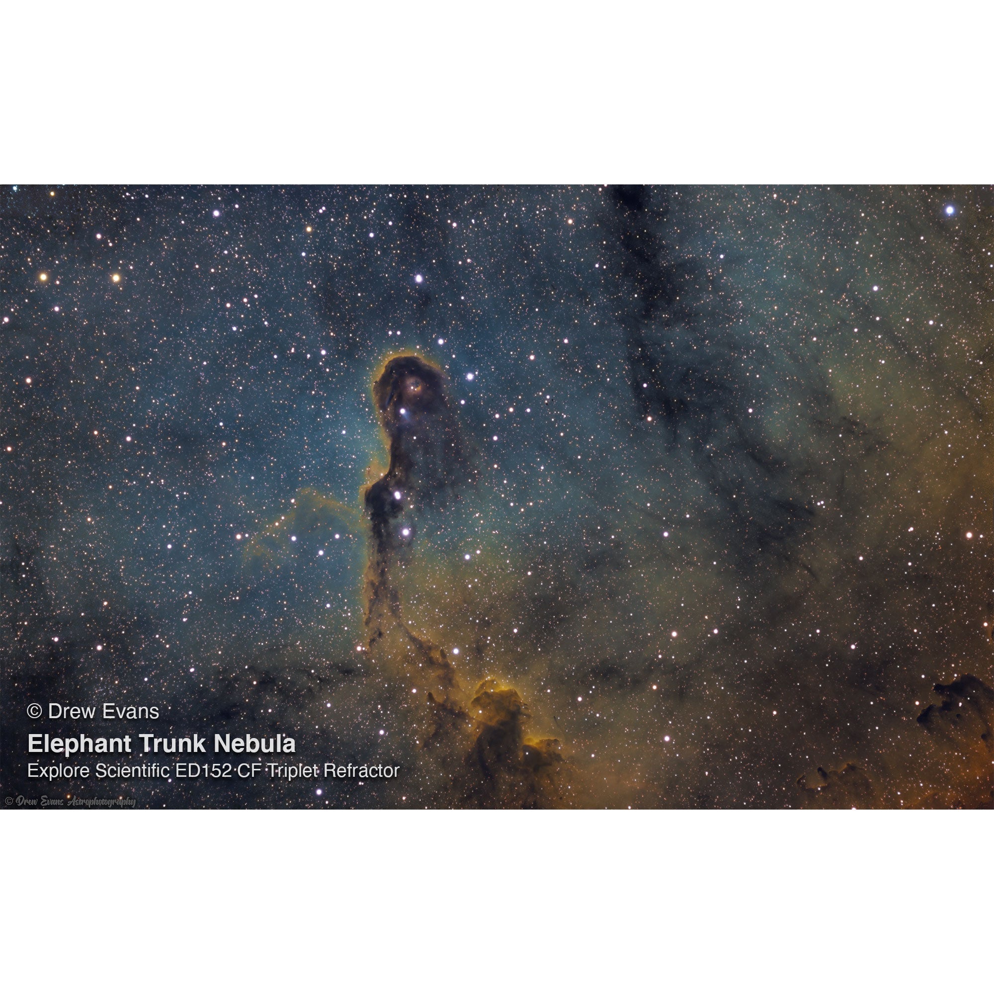 ED152 Air-Spaced Triplet Apochromatic Telescope in Carbon Fiber - Energize Trek