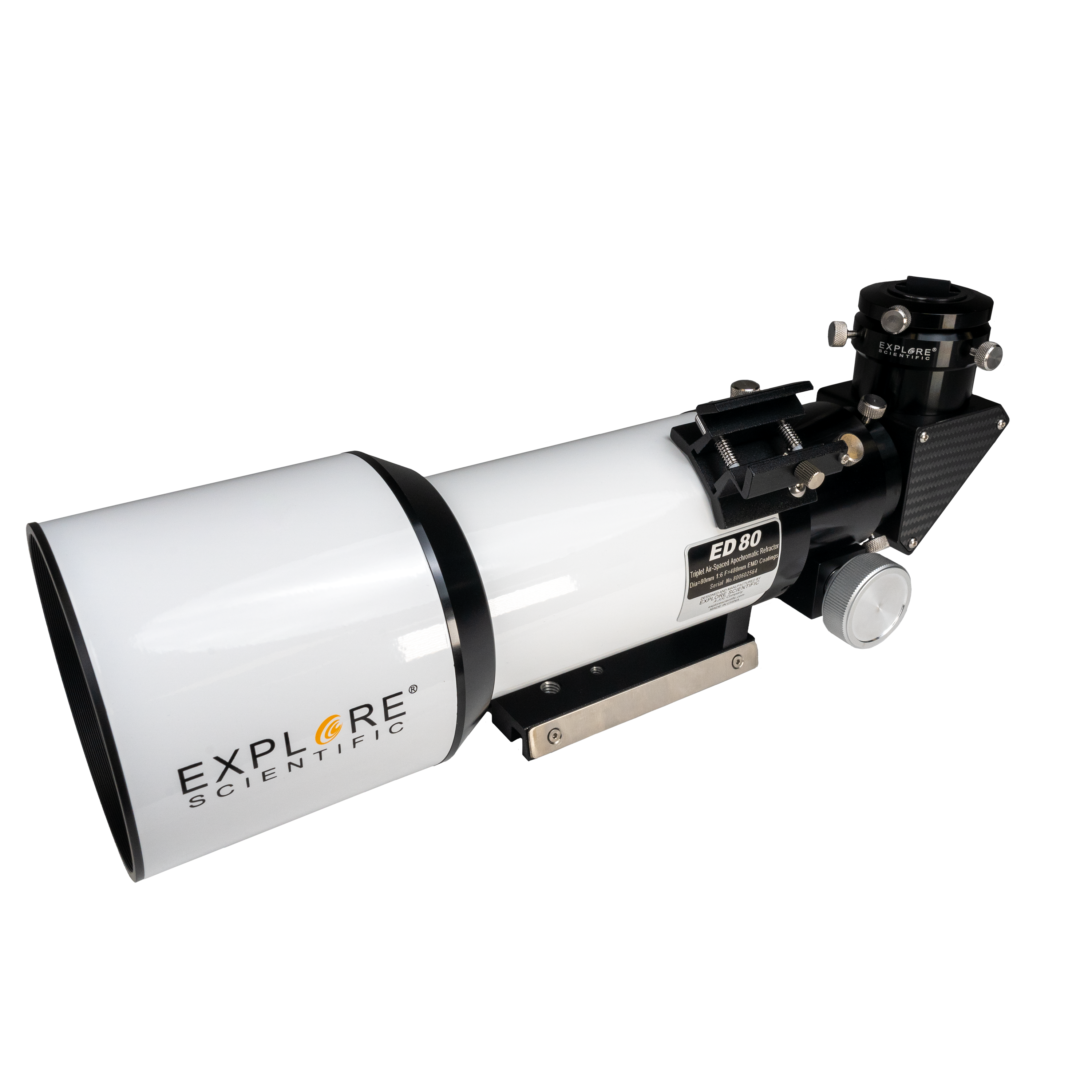 ED80 Essential Series Air-Spaced Triplet Refractor Telescope with 0.8x Focal Reducer - Energize Trek