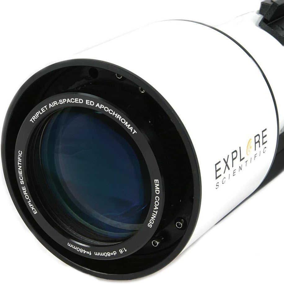 ED80 Essential Series Air-Spaced Triplet Refractor Telescope with 0.8x Focal Reducer - Energize Trek