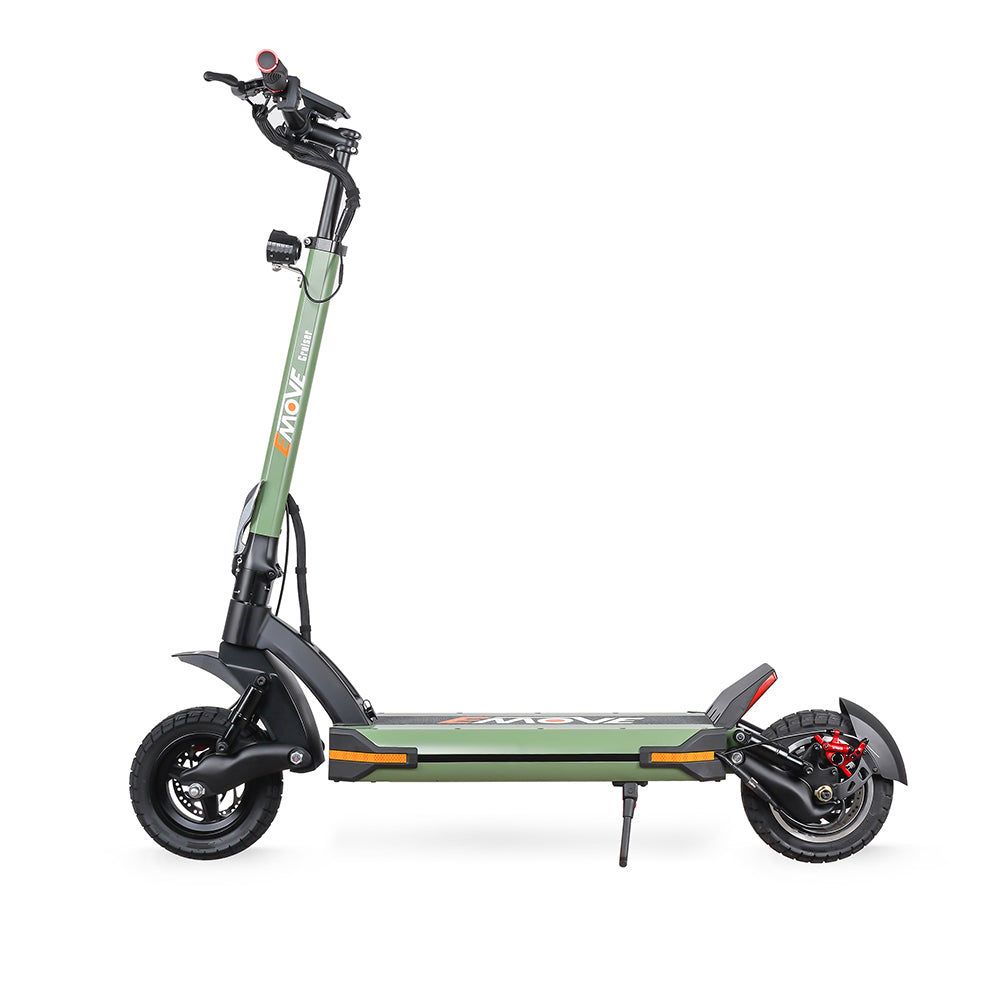 EMOVE Cruiser V2 – 52V and 60V Quad Suspension 62-Mile Long-Range Electric Scooter - Energize Trek