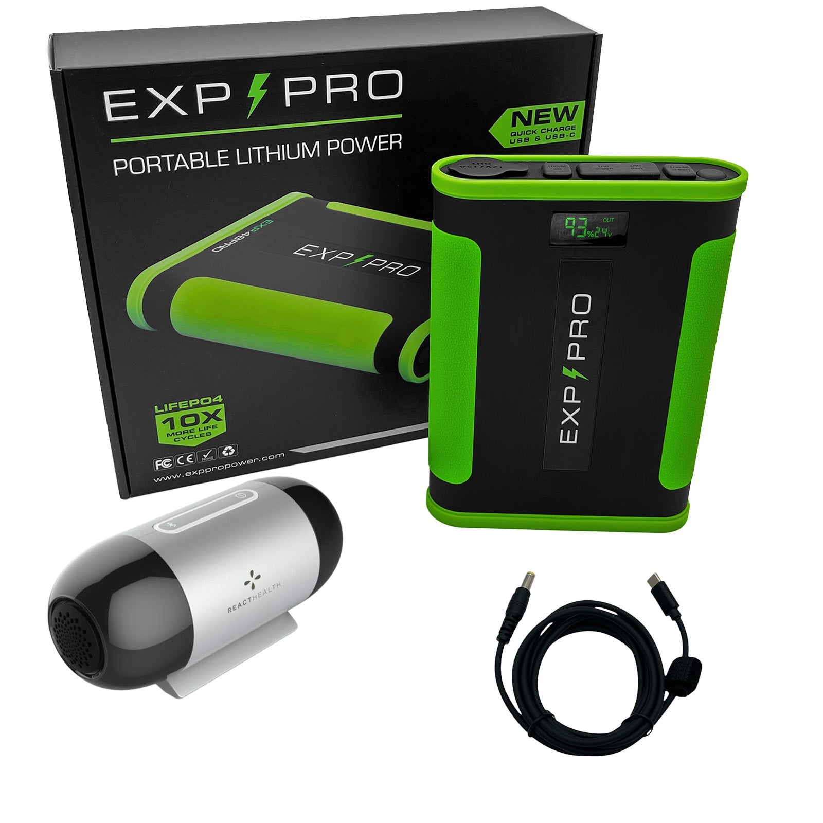 EXP48PRO APEX Battery (CPAP DC Cord Included) - Energize Trek