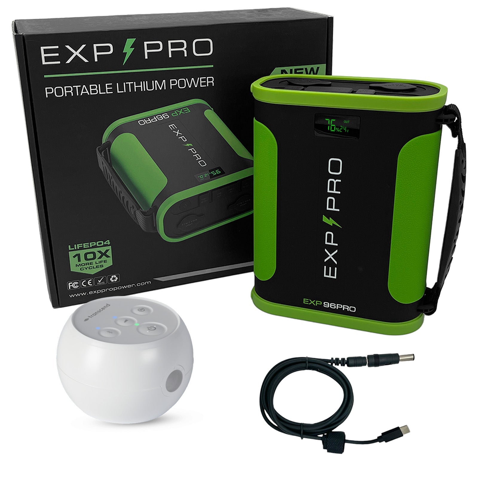 EXP96PRO APEX Battery (CPAP DC Cord Included) - Energize Trek