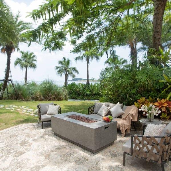 Elementi Andes Fire Table With Propane Tank Holder - Energize Trek