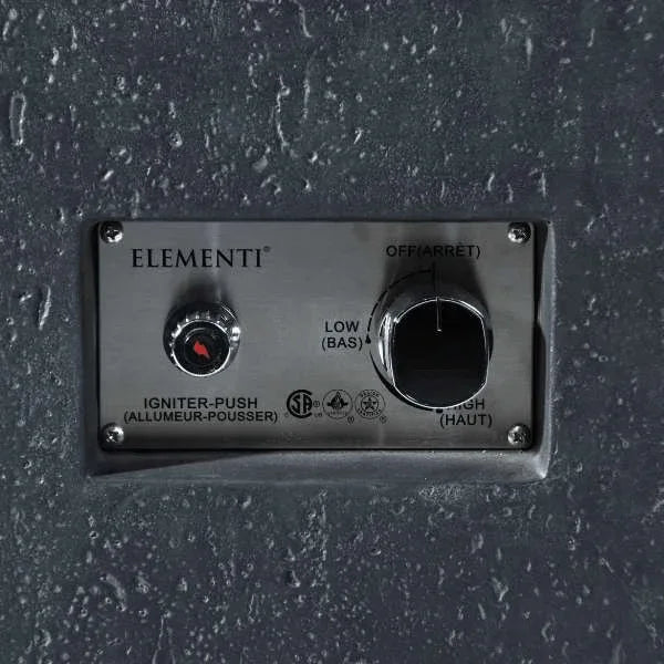 Elementi Plus Bergen Fire Table OFG413DG - Energize Trek