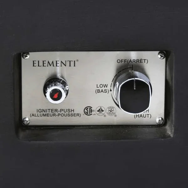 Elementi Plus Valencia Porcelain Top Fire Table OFP102BB - Energize Trek