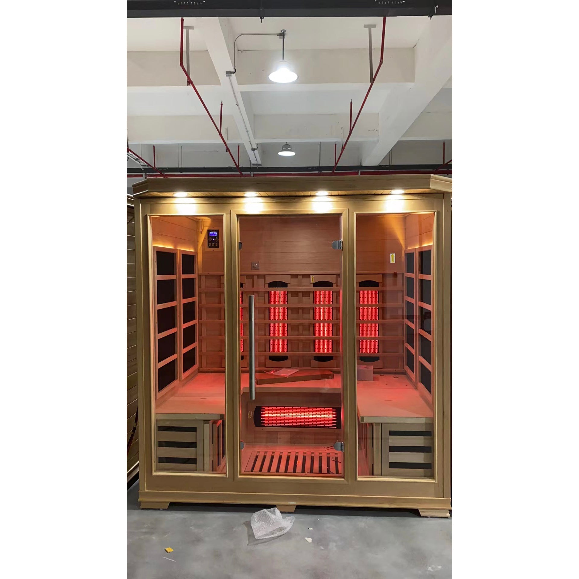 SAUNA EVOLUTION® Full Spectrum Indoor Solid Wood Sauna Far Infrared 11 - Energize Trek