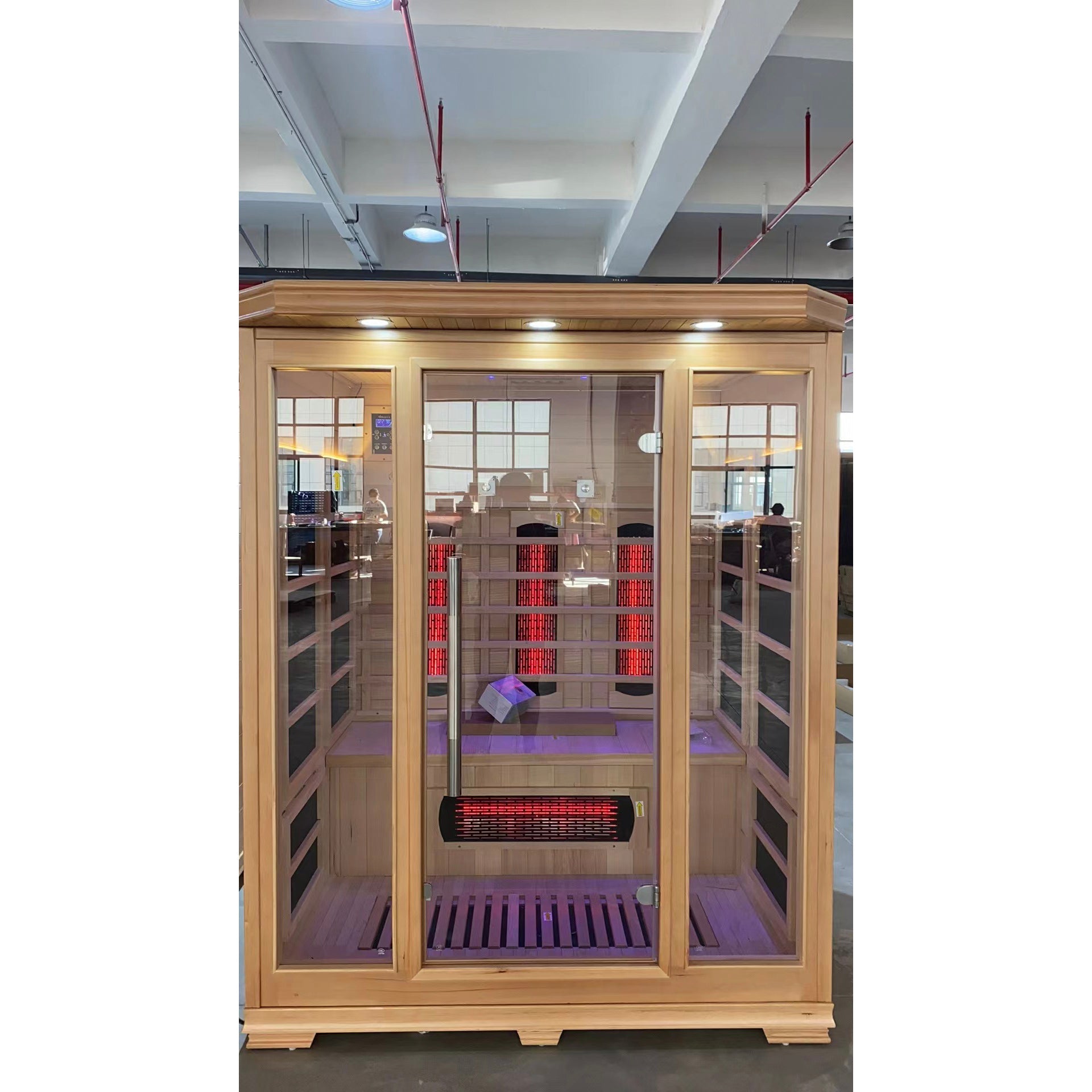 SAUNA EVOLUTION® Indoor Wooden Dry Cabin Customized Sauna Room Far Infrared 04 - Energize Trek