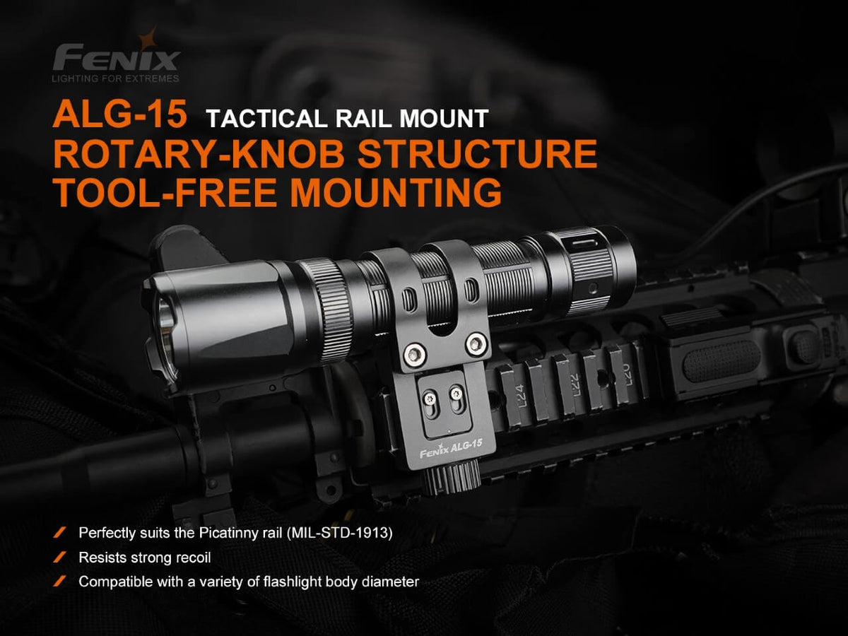 Fenix ALG-15 Tactical Rail Mount - Energize Trek