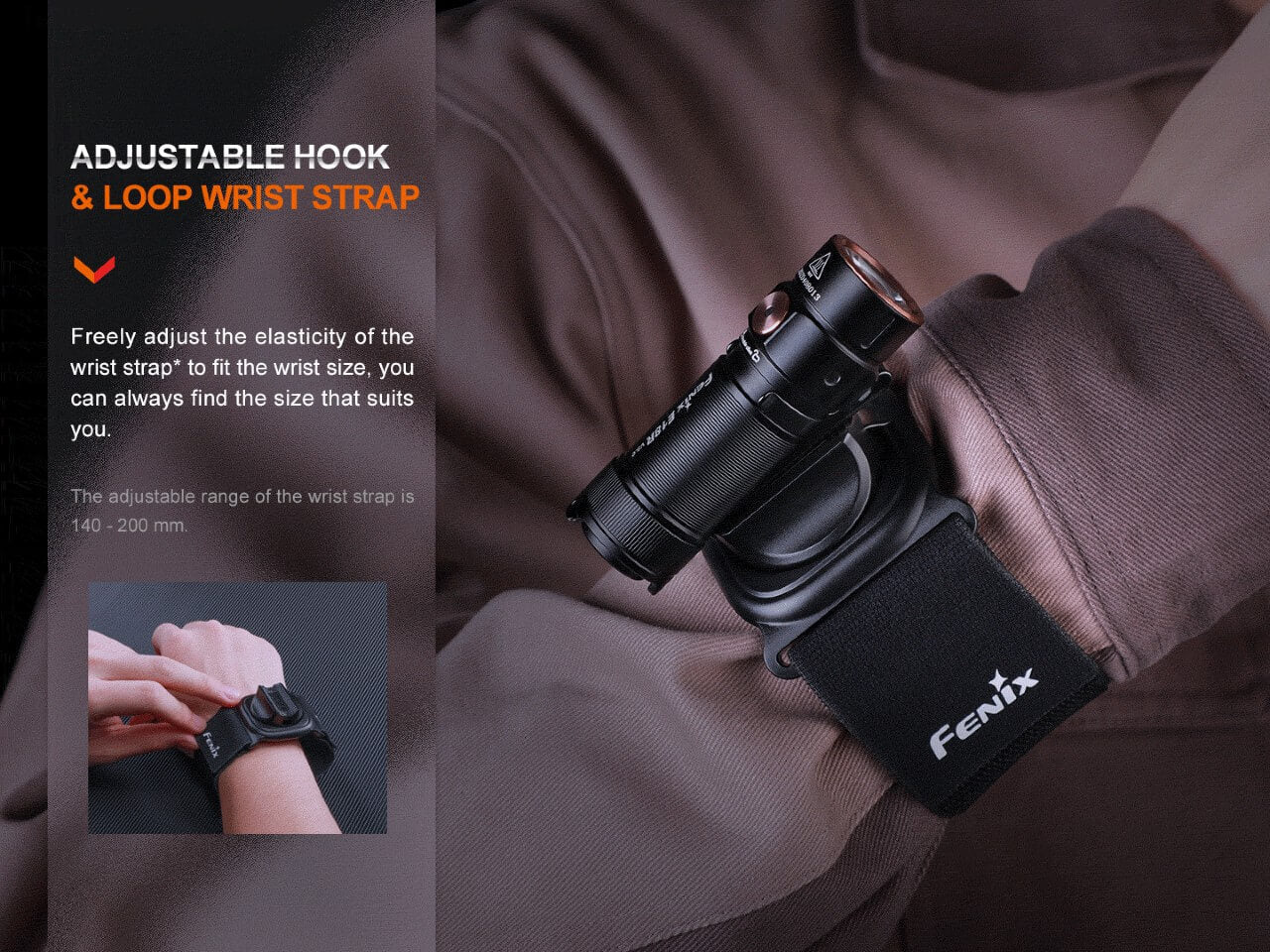 Fenix ALW-01 Wrist Flashlight Holster - Energize Trek