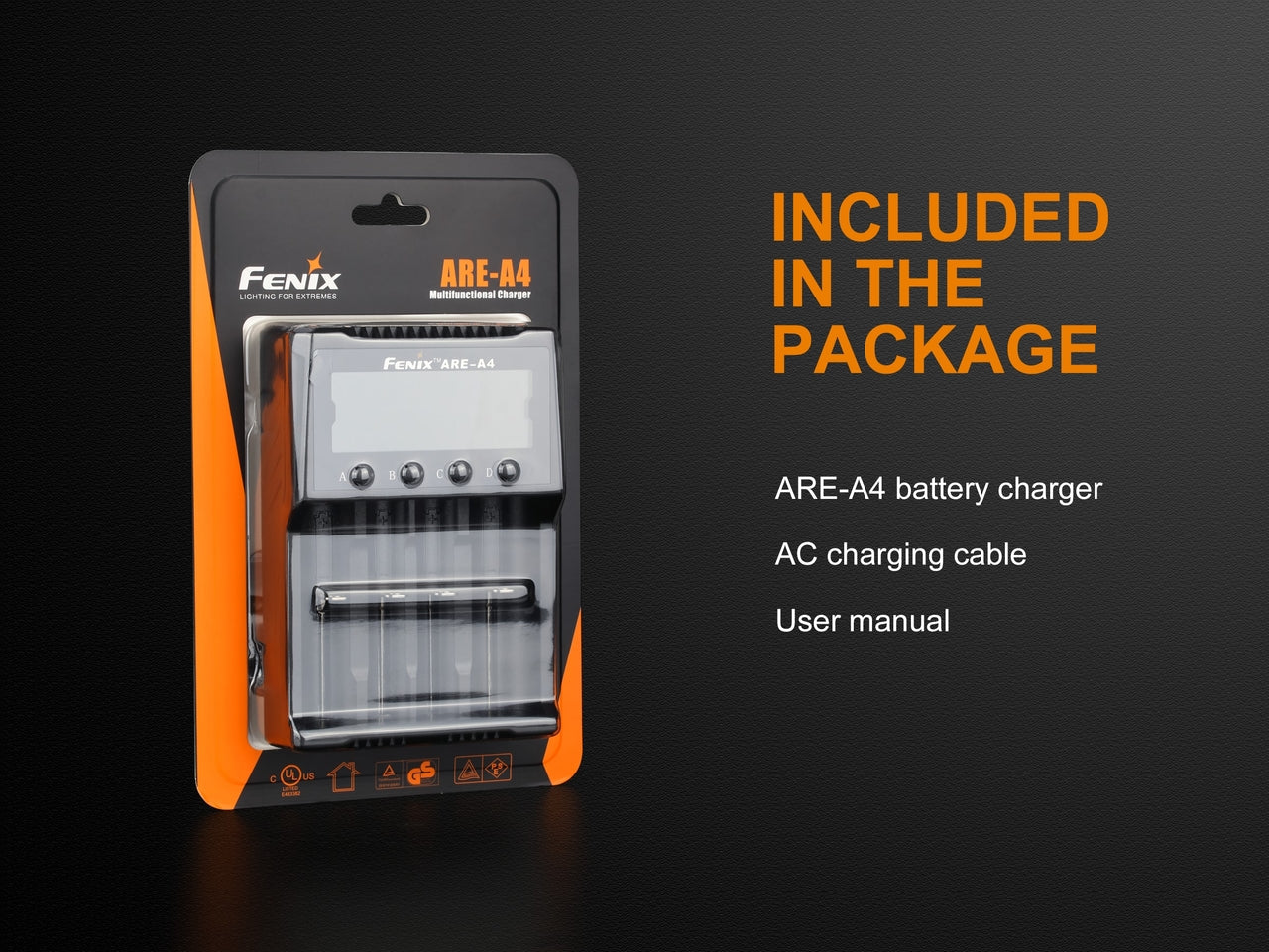 Fenix ARE-A4 Multifunctional Battery Charger - Energize Trek