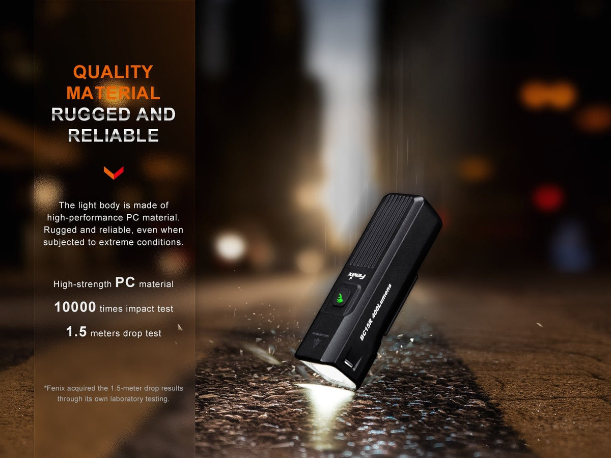 Fenix BC15R Lightweight Rechargeable Bicycle Light - Energize Trek