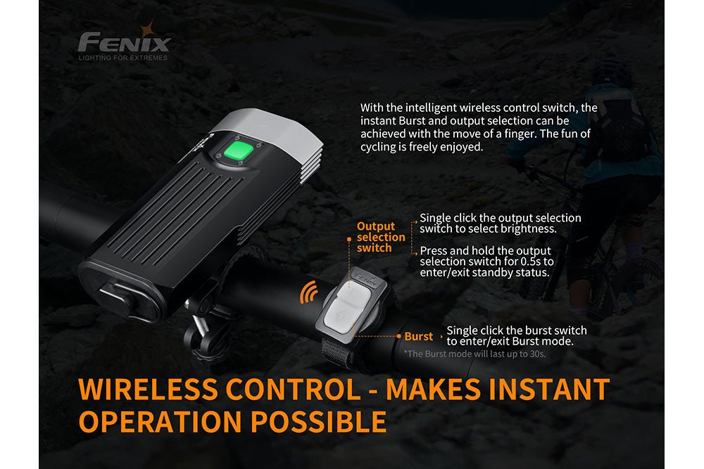 Fenix BC30 V2 LED Bike Light - Energize Trek