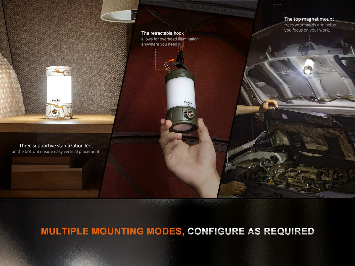 Fenix CL26R PRO High Performance LED Rechargeable Camping Lantern - Energize Trek