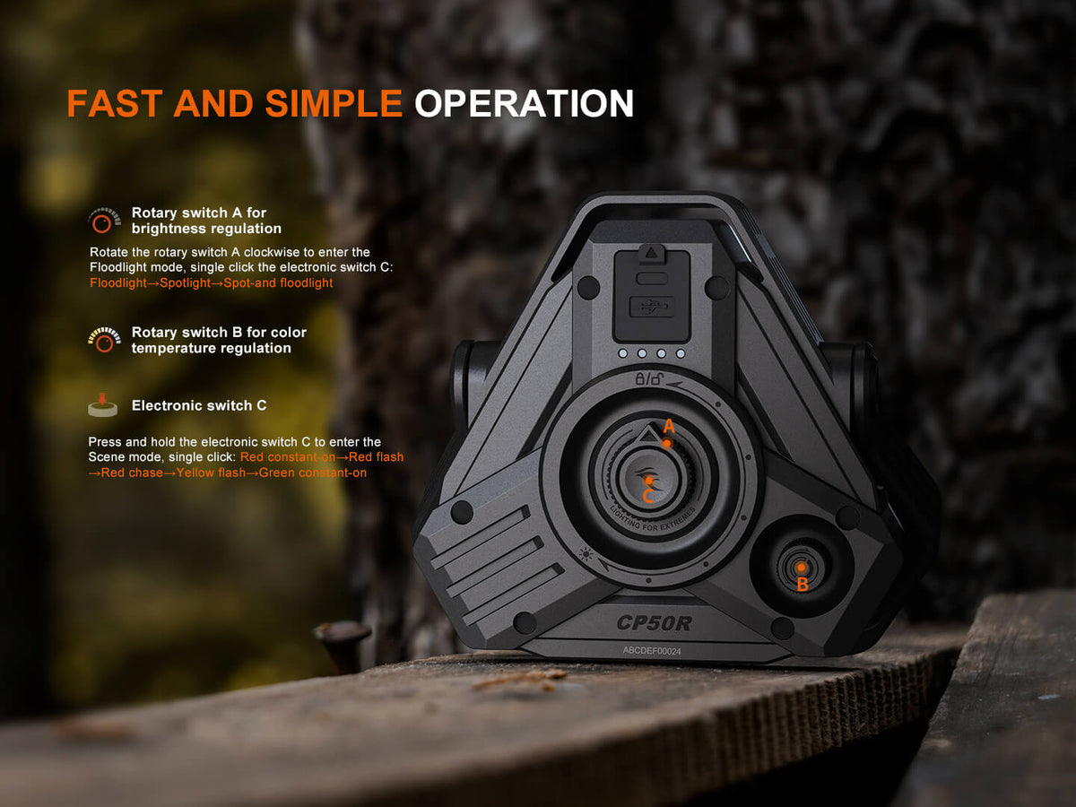 Fenix CP50R Road Hazard Camping Lantern - Energize Trek