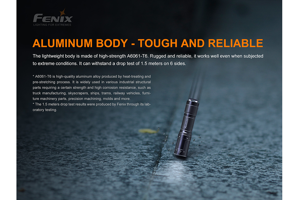 Fenix E01 V2.0 AAA LED Flashlight - Energize Trek