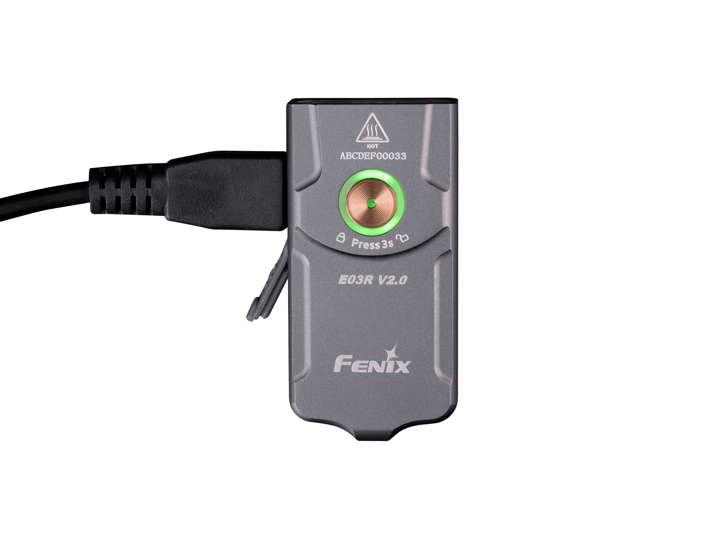 Fenix E03R V2 Keychain Flashlight - Energize Trek