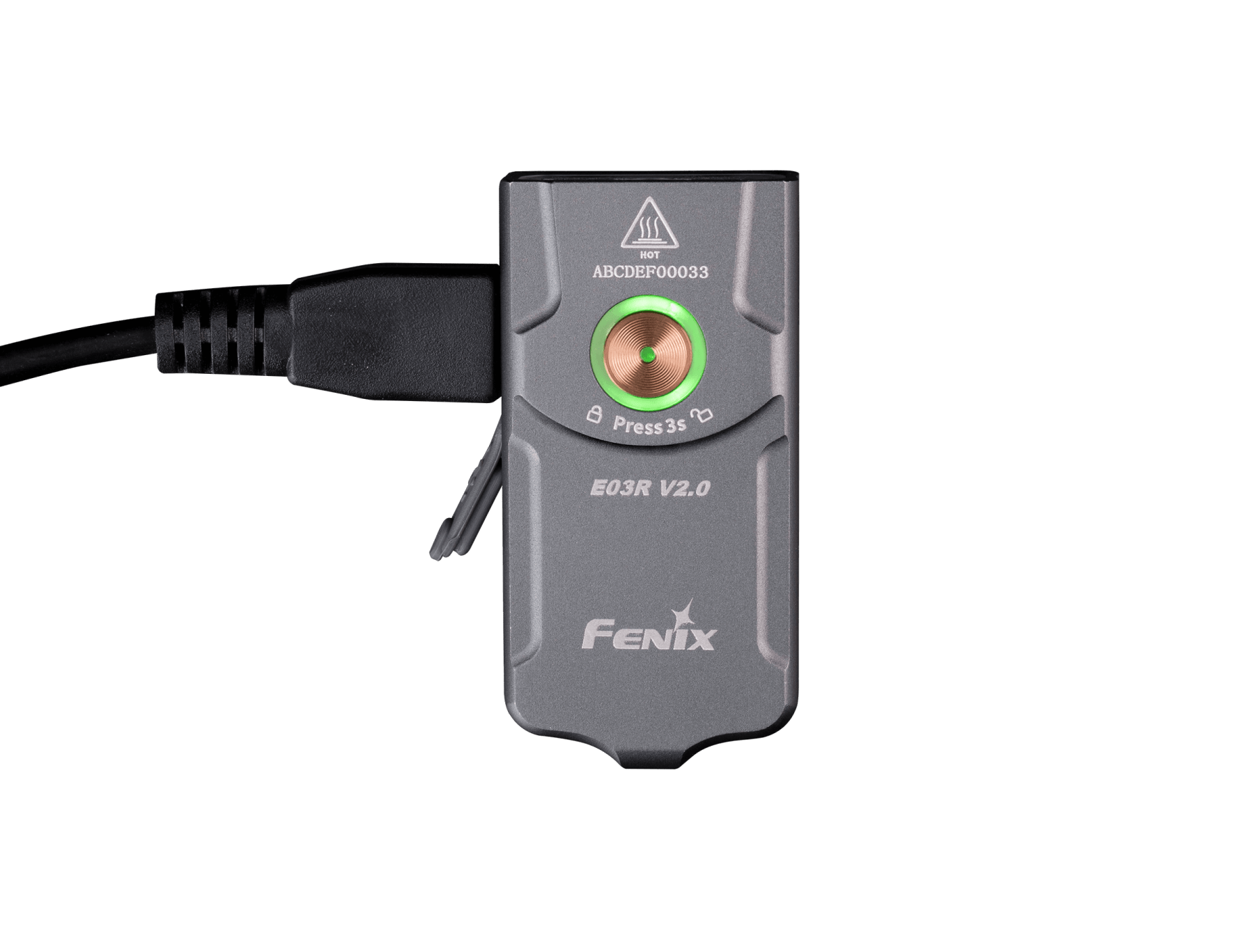 Fenix E03R V2 Keychain Flashlight - Energize Trek