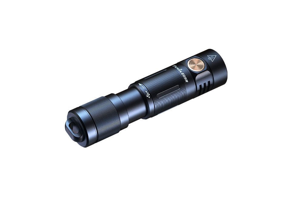 Fenix E05R Mini Keychain LED Flashlight - 400 Lumens - Energize Trek