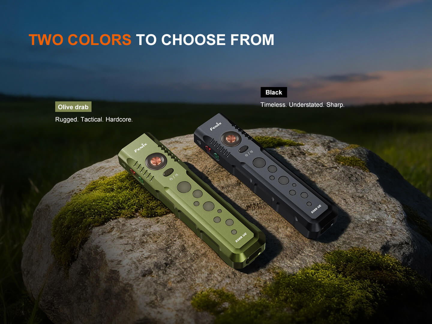 Fenix E08R UE Multi-Light EDC Flashlight With Red Light & Green Laser - Energize Trek