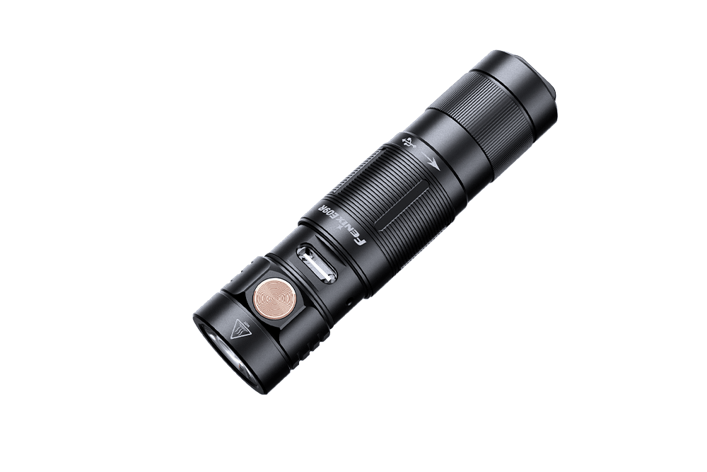 Fenix E09R Rechargeable High-Output Flashlight - 600 Lumens - Energize Trek