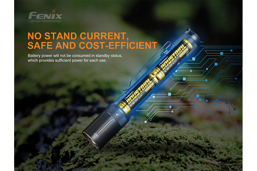 Fenix E20 V2.0 EDC Flashlight - 350 Lumens - Energize Trek