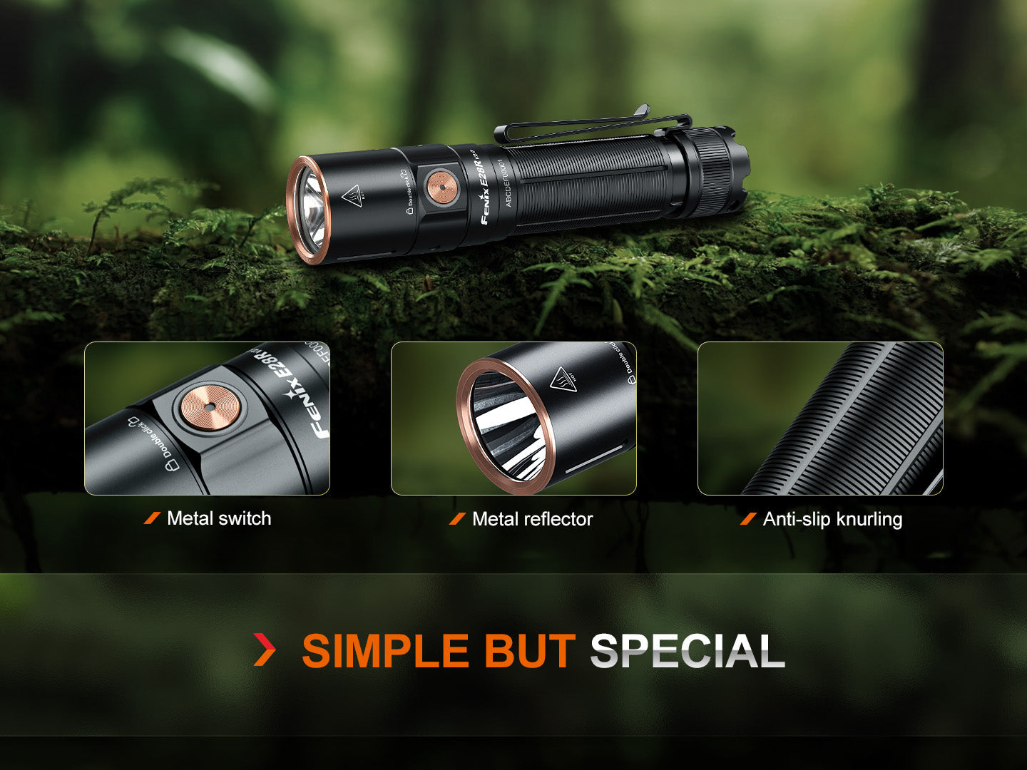 Fenix E28R V2 Rechargeable EDC Flashlight - Energize Trek