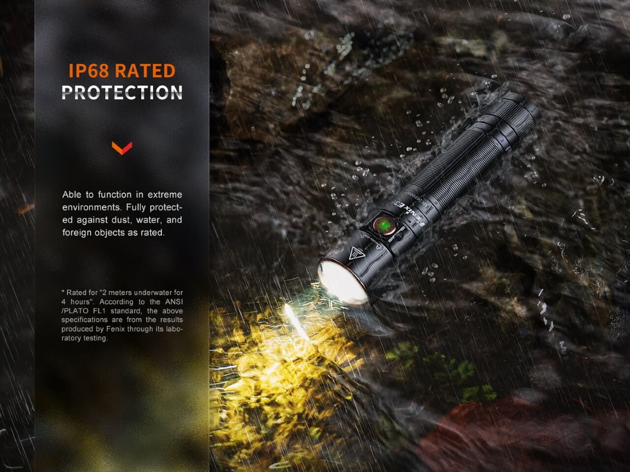 Fenix E35R High-Performance Rechargeable LED Flashlight - Energize Trek