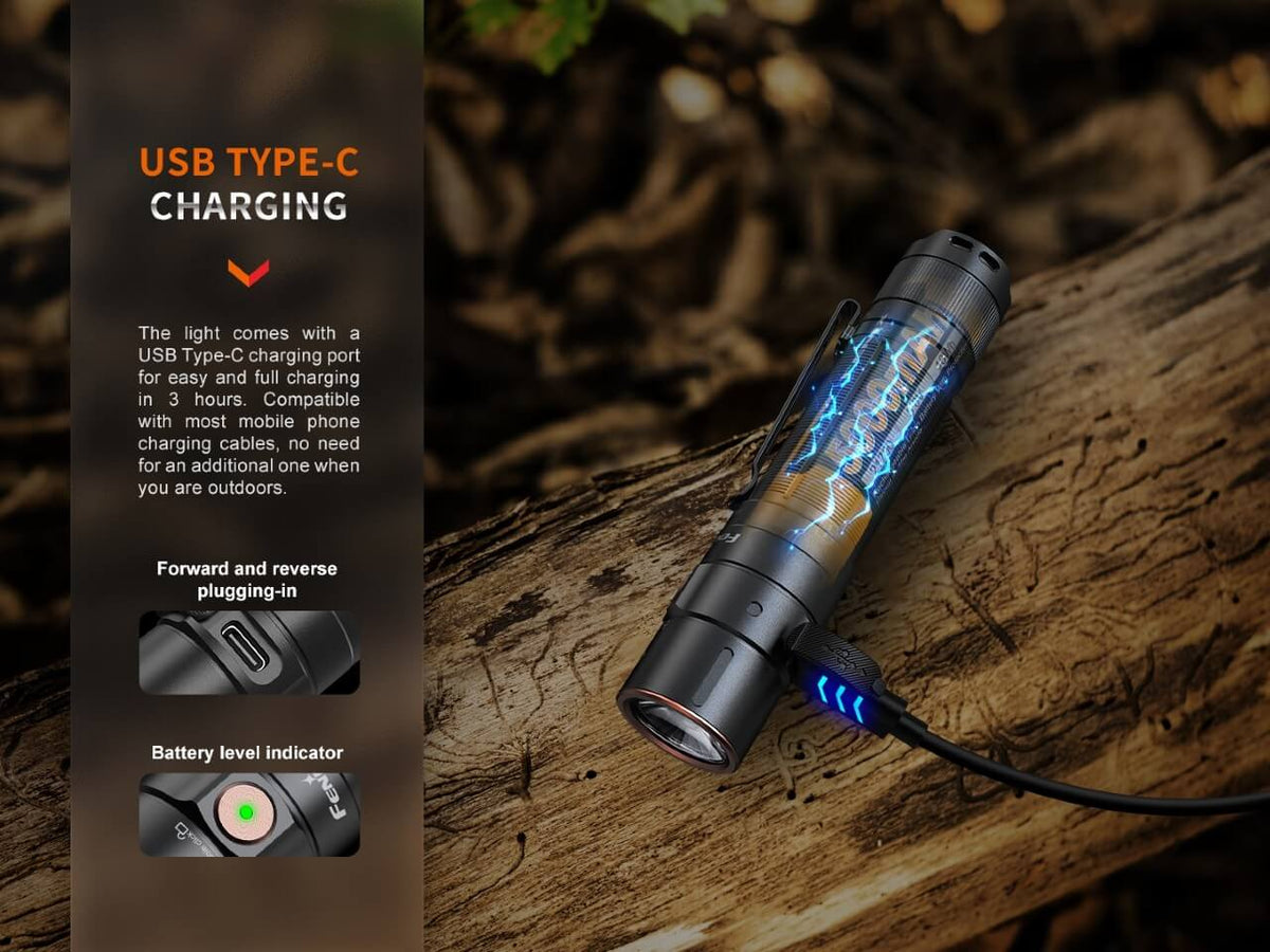 Fenix E35R High-Performance Rechargeable LED Flashlight - Energize Trek