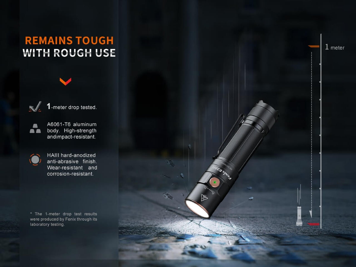Fenix E35R High-Performance Rechargeable LED Flashlight - Energize Trek