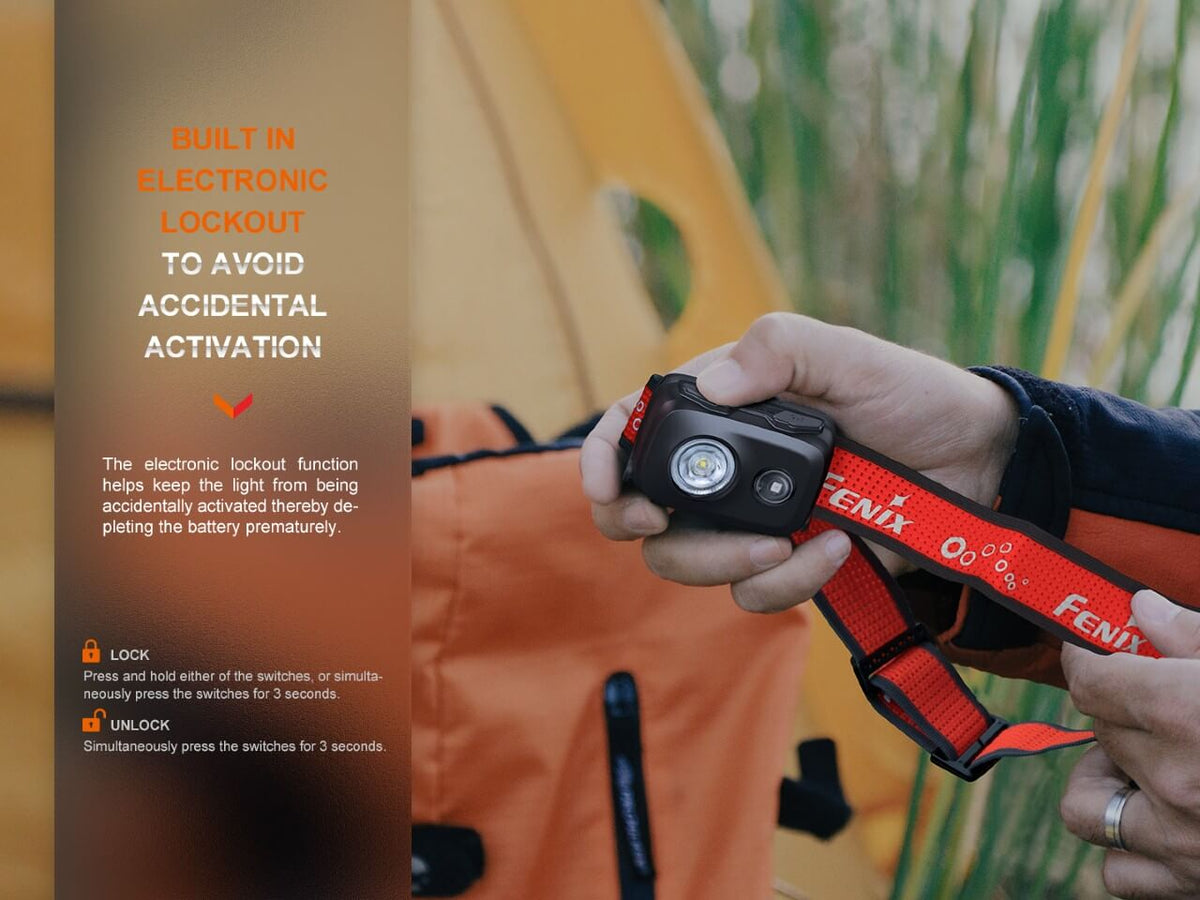 Fenix HL16 Lightweight Outdoor Hiking LED Headlamp - Energize Trek