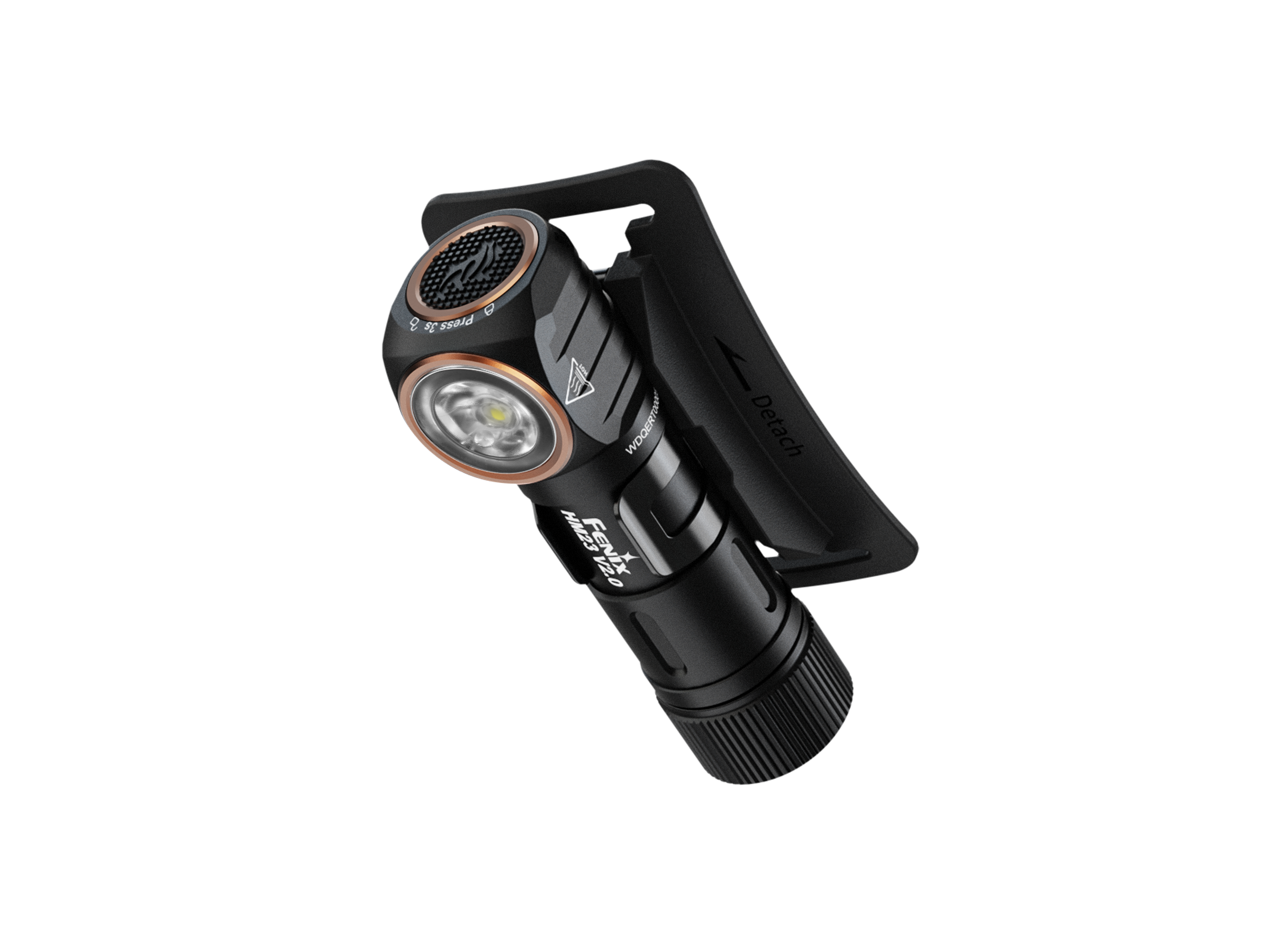 Fenix HM23 V2.0 Lightweight Detachable AA Headlamp - Energize Trek