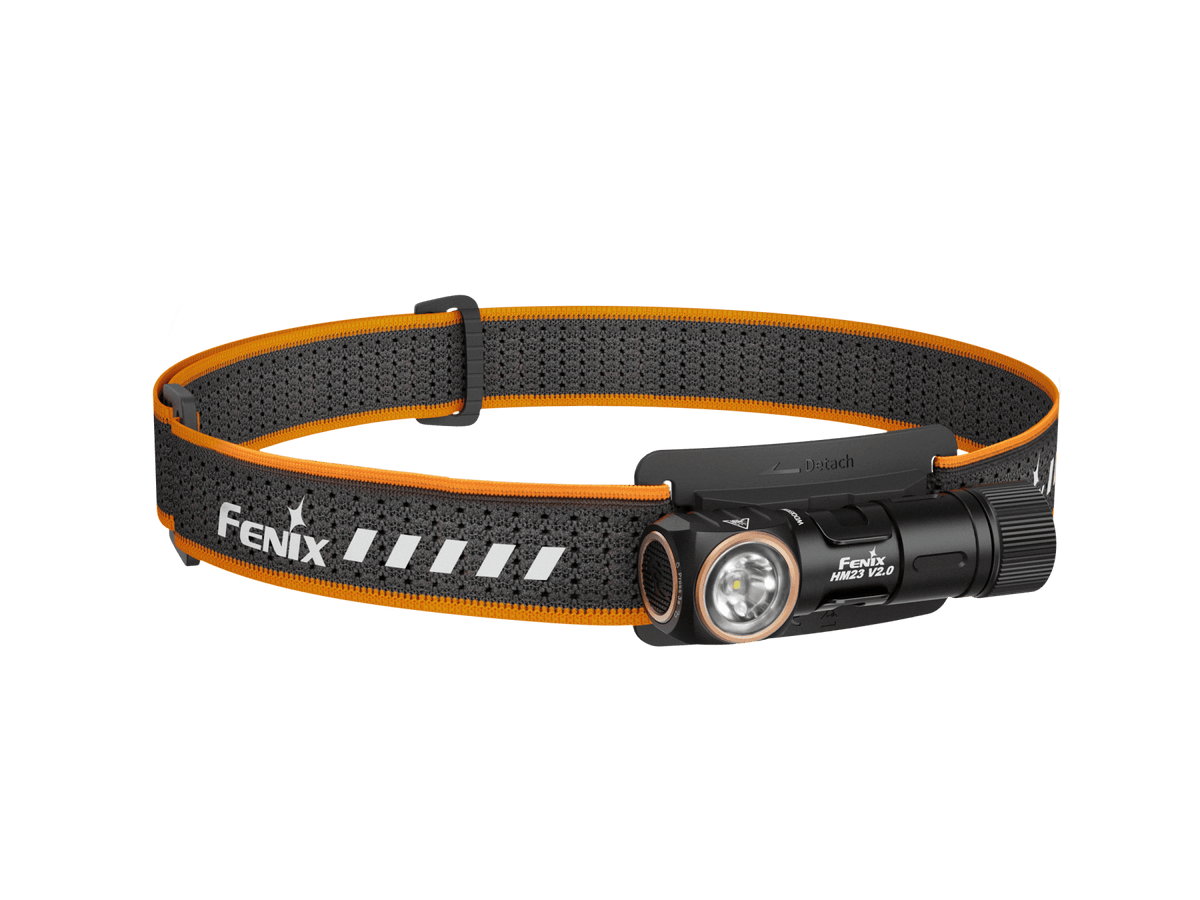 Fenix HM23 V2.0 Lightweight Detachable AA Headlamp - Energize Trek